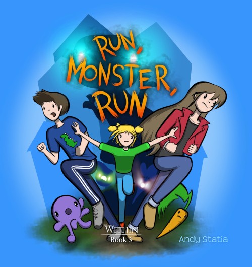 Cover image for the book "Run, Monster, Run"